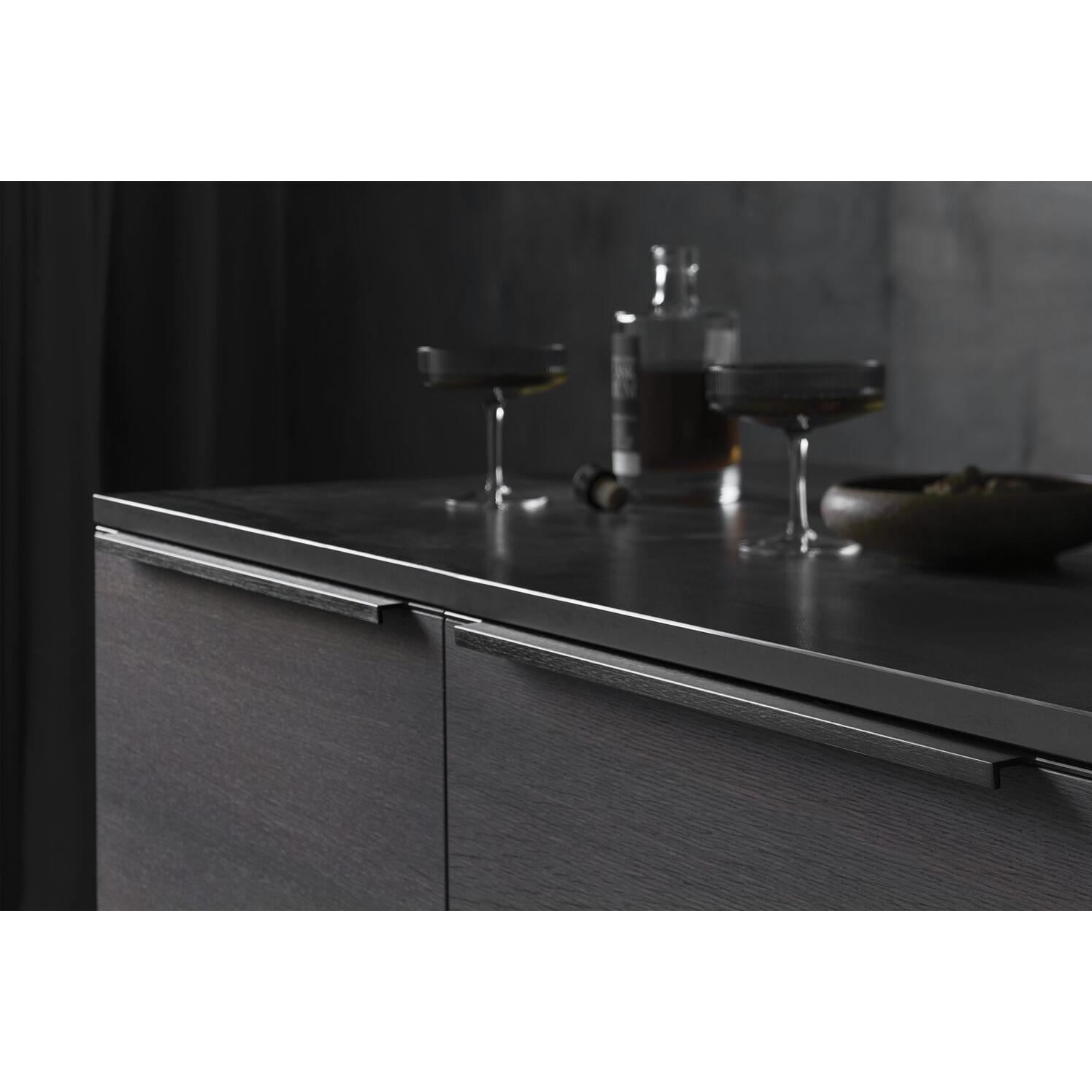 Thumbnail - Furnipart, Möbelgriff, Trim Griffleiste Möbelgirff Länge 295 mm Aluminium schwarz matt