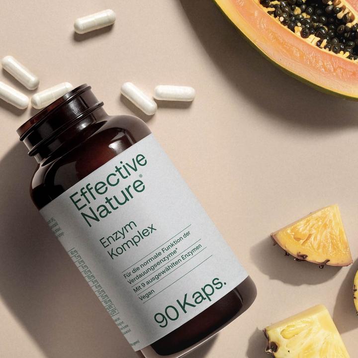 Image du produit Effective Nature Enzym Komplex mit Calcium (90 pièce(s), Capsules)