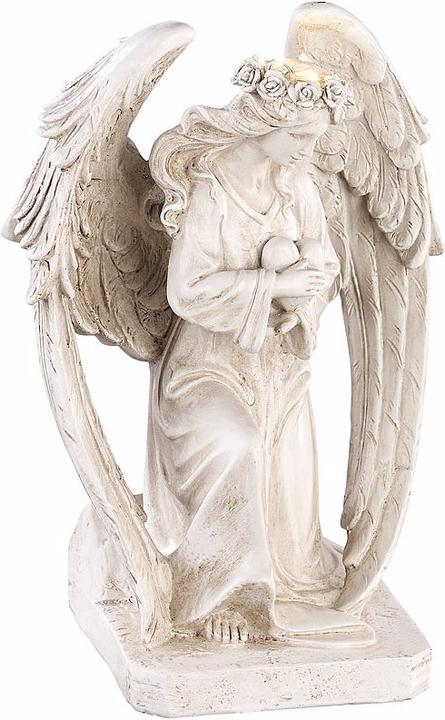 Immagine prodotto Lunartec Figura dell'angelo custode inginocchiato a LED solare (IP44)
