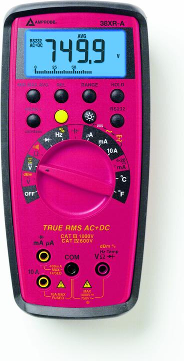 Image du produit Beha Amprobe Multimètre portable numérique 38XR-A (CAT III 1000V, CAT IV 600V)