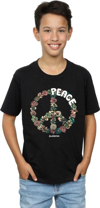 Produktbild Woodstock Floral Peace TShirt Jungen (140, 146)