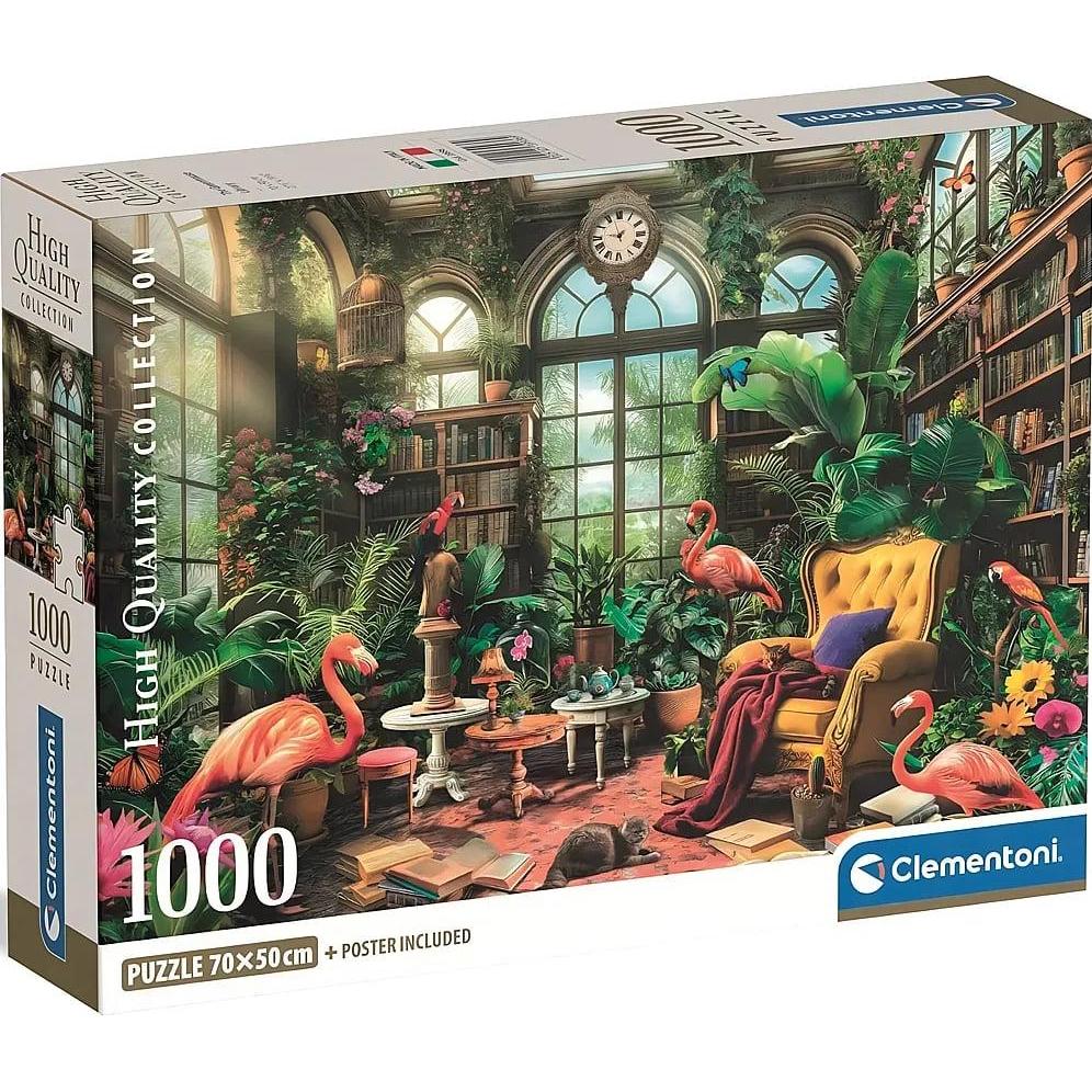 Clementoni Die Gewächshausbibliothek (1000 Teile) (39936)