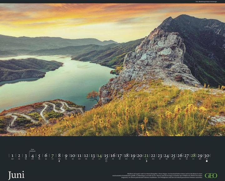 Produktbild Neumann GEO Im Licht des Südens 2026 - Wand-Kalender - Reise-Kalender - Poster-Kalender - 50x45 (Harter Einband, Deutsch)