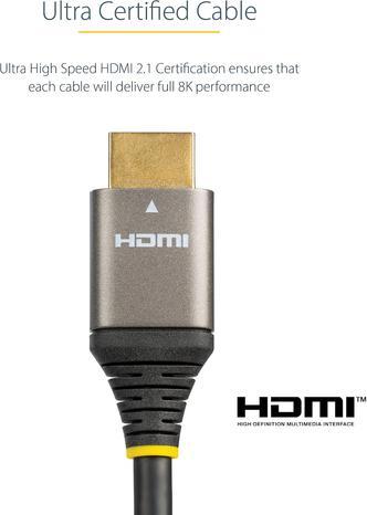 Image du produit StarTech HDMI (Typ A) — HDMI (Typ A) (0.50 m, HDMI, 2.1)