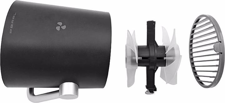 Produktbild Pearl Mini-USB-Tischventilator im Turbinen-Design (60 dB)