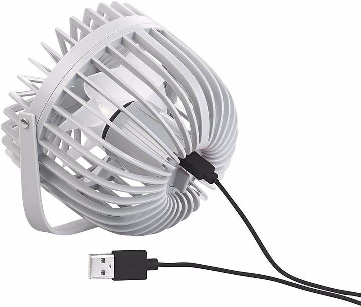 Actual product image Sichler USB table fan in retro design (55 dB)
