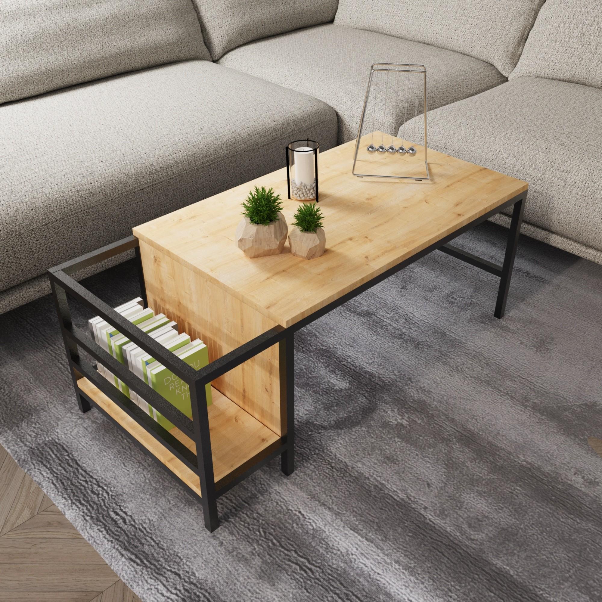 Thumbnail - Kalune Design, Couchtisch + Beistelltisch, Modern (110 x 50 x 60 cm)