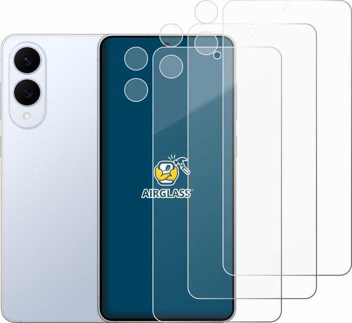 Brotect Pellicola In Vetro Ibrido Per HTC U23 Pro – 3 Pezzi, Durezza 9H, Antimpronta, Made In Germany - 5