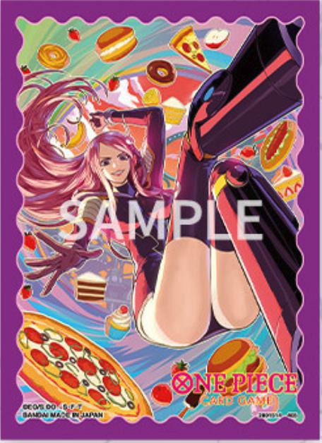Actual product image Bandai One Piece Card Game - Official Sleeves TCG + Stores Ed. Vol.5 - B (70 Sleeves)