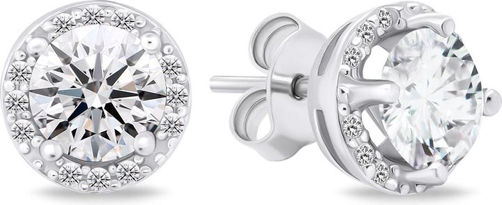 Produktbild Brilio Silver - Sparkling silver earrings with zircons EA601W
