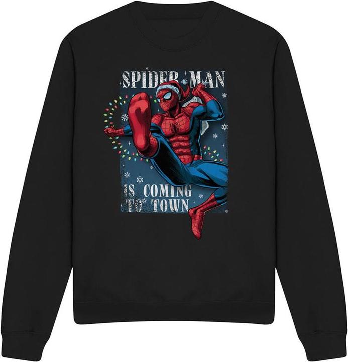Produktbild Spiderman Is Coming To Town Sweatshirt (M)