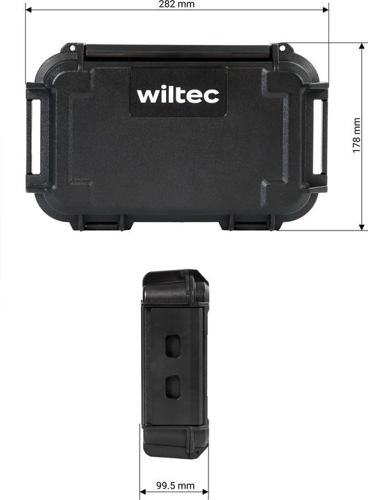 Produktbild Wiltec Universalkoffer 28,2x7,8x9,95cm wasserdicht Transportkoffer Schutzkoffer