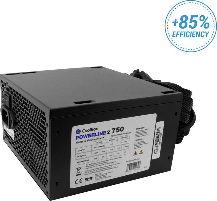 Produktbild CoolBox fuente alimentacion atx powerline2 750w (750 W)