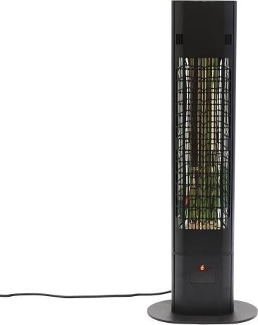 Actual product image NSH Nordic HORTUS Terrassevarmer gulvmodel 1800W - H: 90 cm w/soft touch og fjernbetjening (211-413)