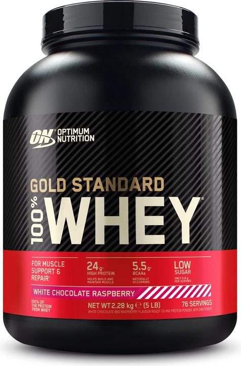 Optimum Nutrition Gold Standard (White Chocolate Raspberry, 1 Stk., 2280 g)
