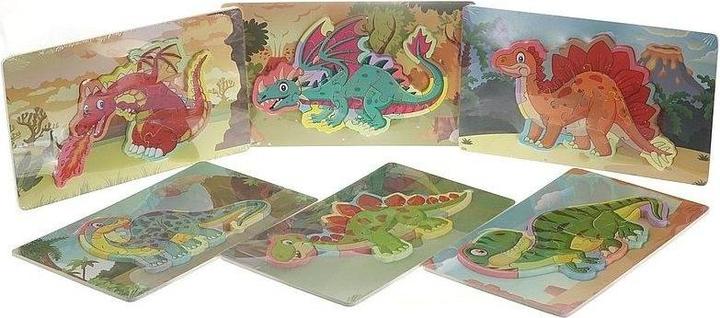 Adar Dinosaurier-MIX-Puzzle