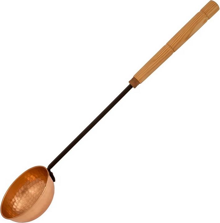 Actual product image Ich-zapfe Ladle - copper with hammered surface