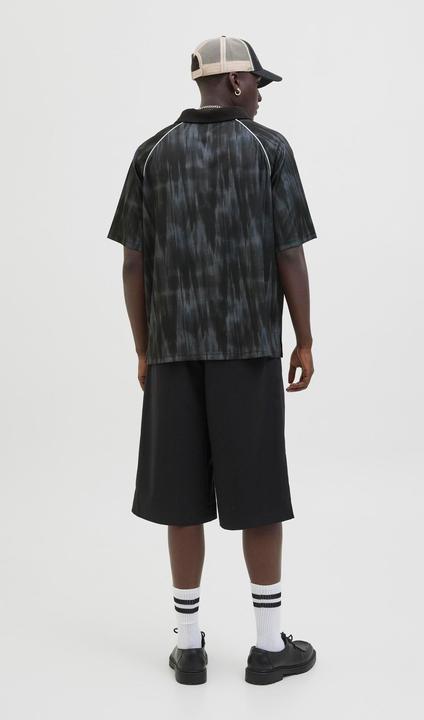 Actual product image Jack & Jones Jcoretreat Aop Mesh Open Collar Polo Ss (XXL)