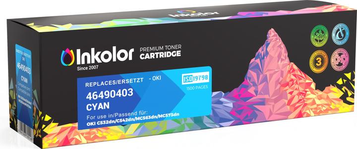 Actual product image Inkolor Oki 46490403 (C)