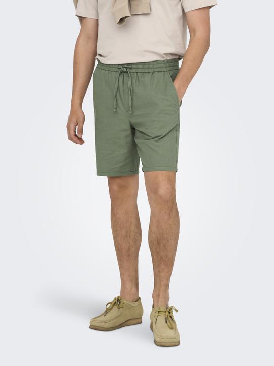 Actual product image Only & Sons Onslinus 0007 Cot Lin Shorts Noos (XS)
