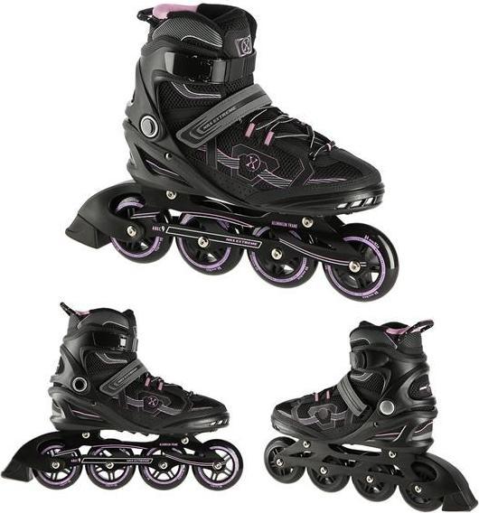 Actual product image Nils NA9157 Black-LILA SIZE 42 INLINE SKATES (42)