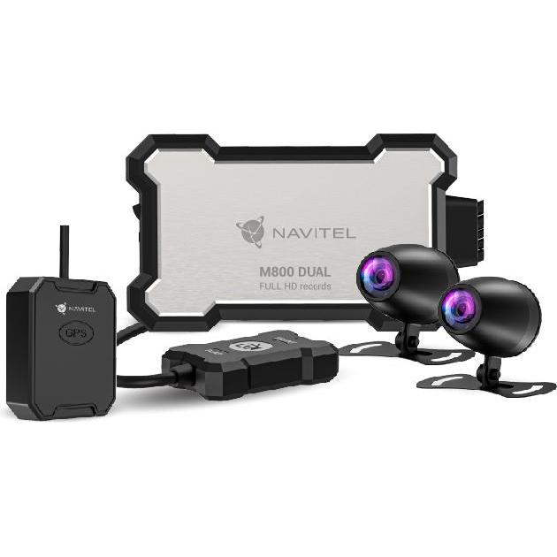 Thumbnail - Devia ZãZnamovã Kamera Na Motorku Navitel M800 Dual (Eingebautes Mikrofon, Beschleunigungssensor, Eingebautes Display, F...