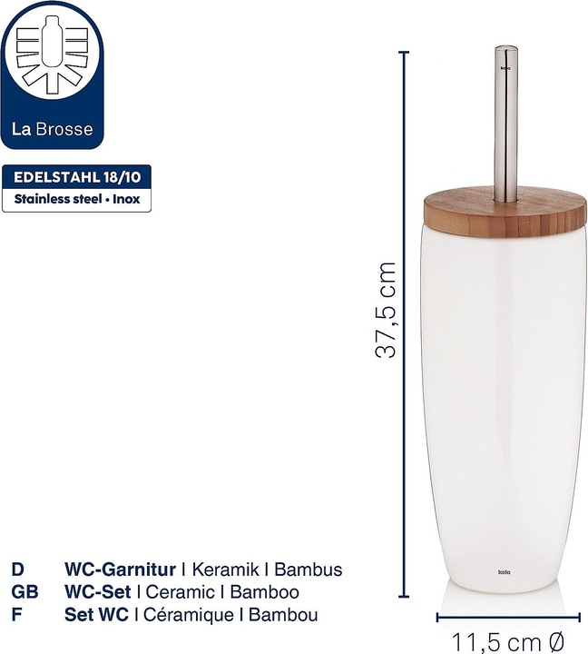 Produktbild Kela WC-Garnitur Natura