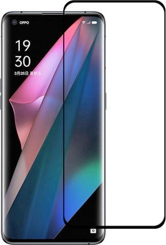 Actual product image PhoneLook 3D Tempered Glass Full Screen Display Protection Glass with Black Frame (1 pcs., Oppo Find X5 Lite)