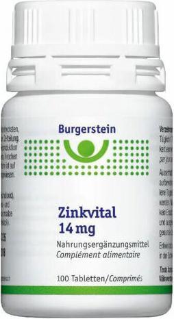 Burgerstein Zinco Vitale (100 Pezzo/i, Pillole, 40 g)