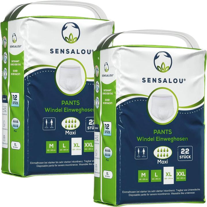 Produktbild Sensalou Windeln für Erwachsene Inkontinenz Pants (44 x, XL)