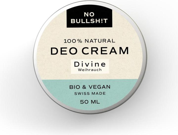 Produktbild NO BULLSH!T Deo Cream Divine (Crème, 50 ml)