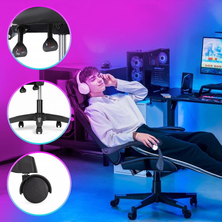Produktbild Extralink Spiele | Gaming Stuhl | Büro drehbar Eimer schwarz G-524