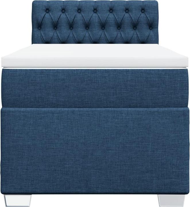 Produktbild vidaXL Bo x springbett mit Matratze 90 x 200 cm Stoff (90 x 200 cm)