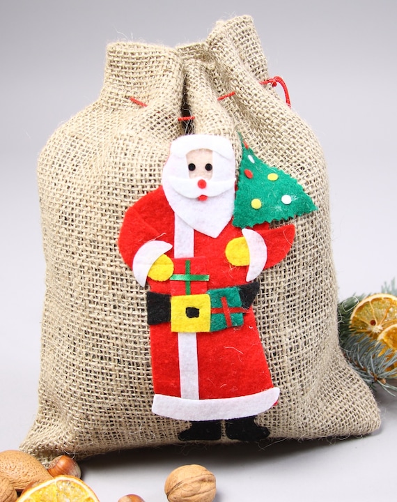 Immagine prodotto FT Babbo Natale borsa di iuta natura