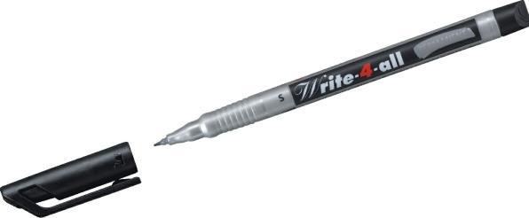 Produktbild STABILO Write-4-all Permanent-Marker (Schwarz, 0.40 mm, 1 x)