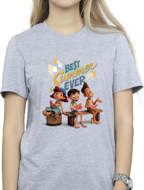 Immagine prodotto Disney Luca Best Summer Ever Maglietta Ampia Donna (4XL)