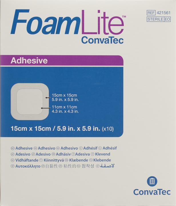 Produktbild ConvaTec SilikomSchaum 15 x 15cm (10x)