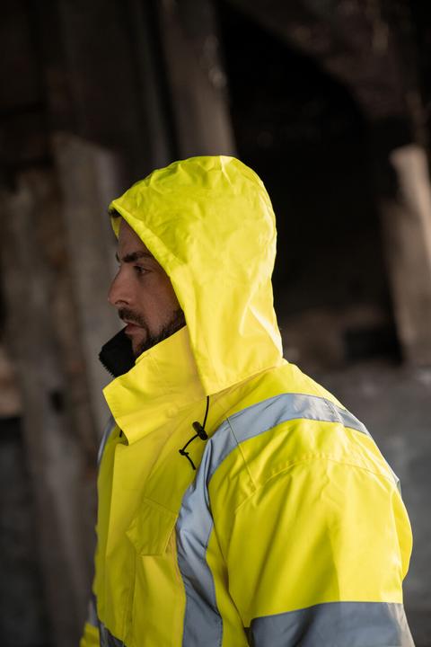 Actual product image Korntex Hi-Vis Premium Rain Jacket (L)