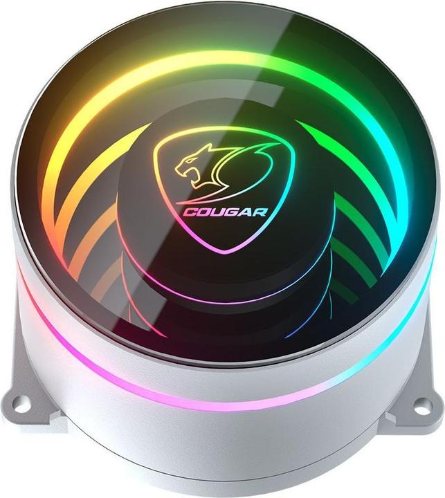 Actual product image Cougar Kit Watercooling AIO Poseidon Elite RGB - 360mm (Blanc)