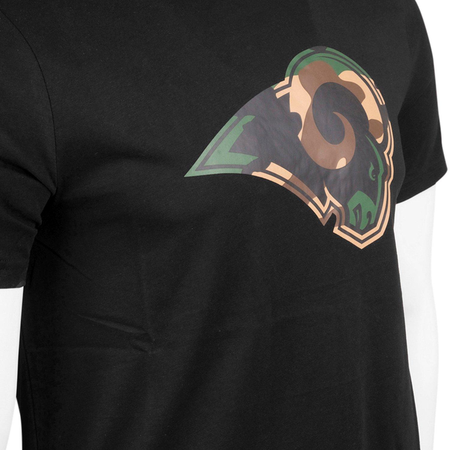 Thumbnail - New Era, Herren, Shirt, NFL Los Angeles Rams, Schwarz, (XL)