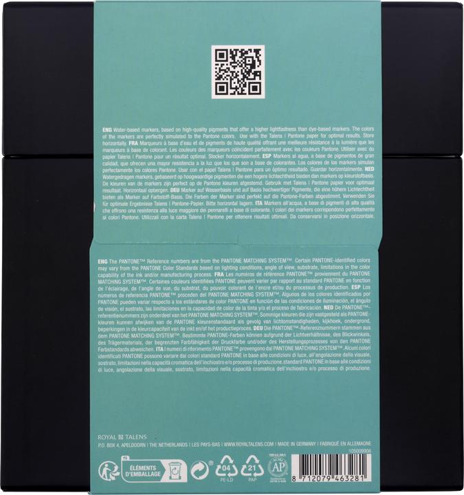 Immagine prodotto Talens Pantone Marker 9x Set Blue/Green, Strichstärke: Keine (9x)