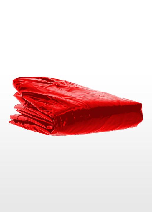 Taboom Wet Play king size vinyl sheet - red