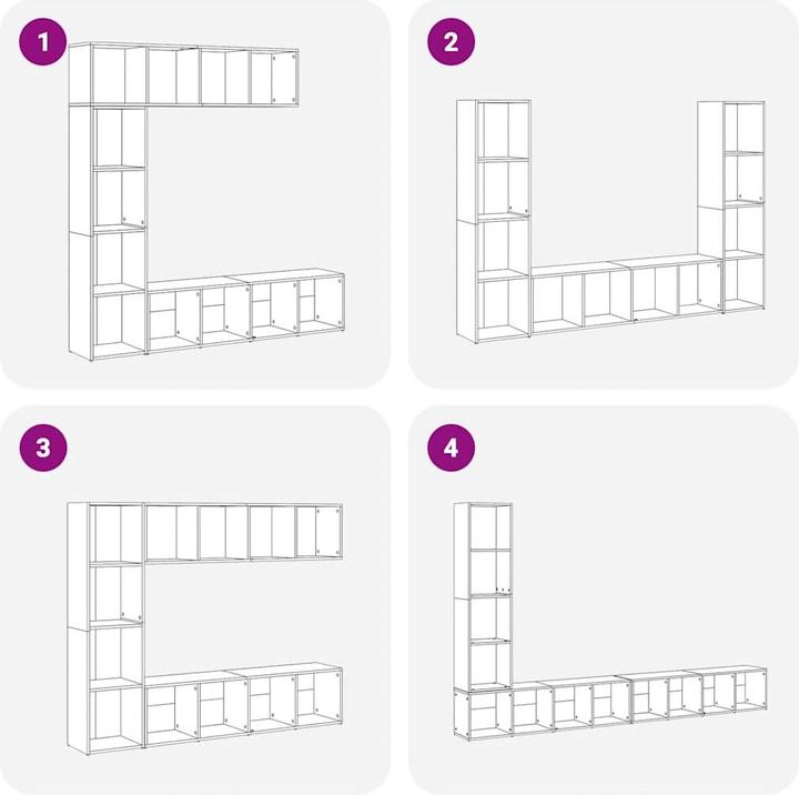 Immagine prodotto vidaXL Bücherschrank (36 x 30 x 143 cm)