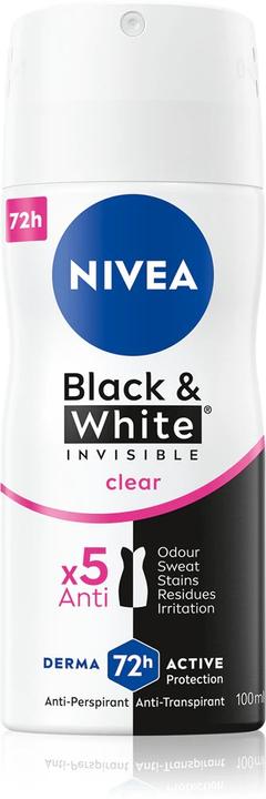 Produktbild NIVEA Black & White Invisible Clear Spray (Spray, 35 ml)