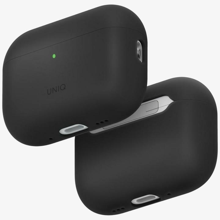 Image du produit Uniq Case Lino for AirPods Pro 3 gen Silicone grey (Manchon pour casque d'écoute)