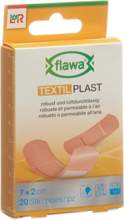 Flawa Pansement rapide Textil Plast 2x7cm (20 x)