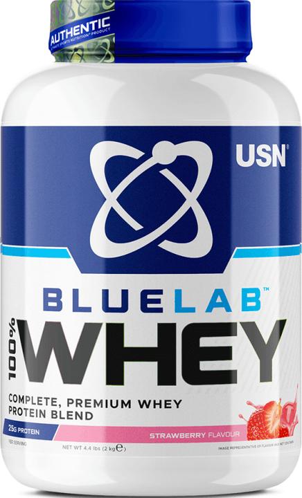 Actual product image USN Blue Lab 100% Whey Protein (Strawberry, 1 x, 2000 g)