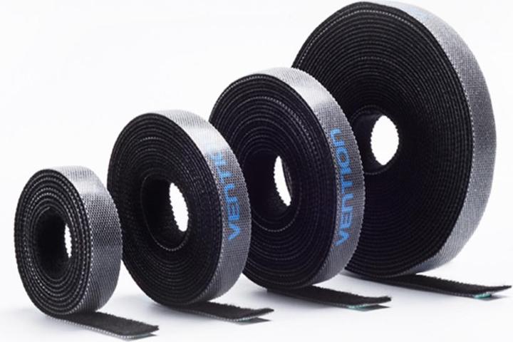 Produktbild Vention Cable Organizer Strap KAABJ 5m Black (5000 mm, 1 Stk.)