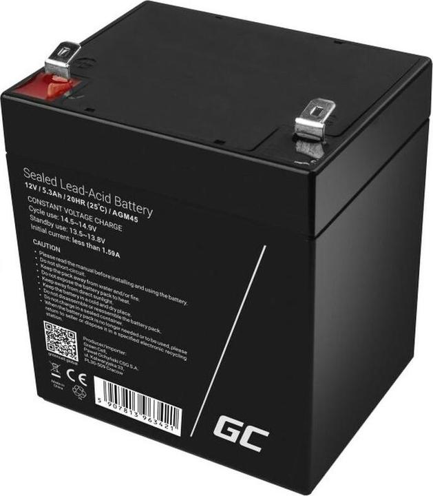 Immagine prodotto GreenCell AGM45 (12 V, 5.30 Ah)