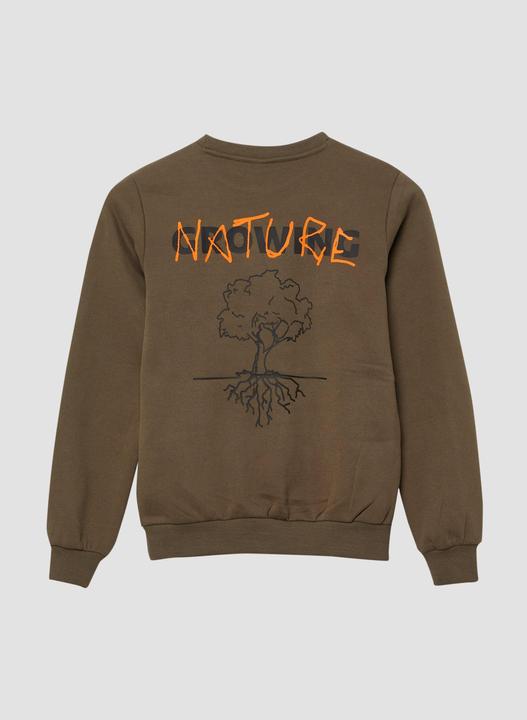 Produktbild s.Oliver Sweatshirt Kuscheliges Sweatshirt mit grossem Rückenprint (134)